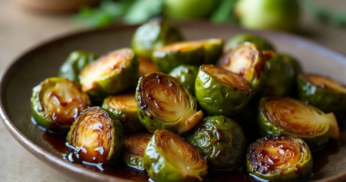 Sweet and Tangy Brussels Sprouts