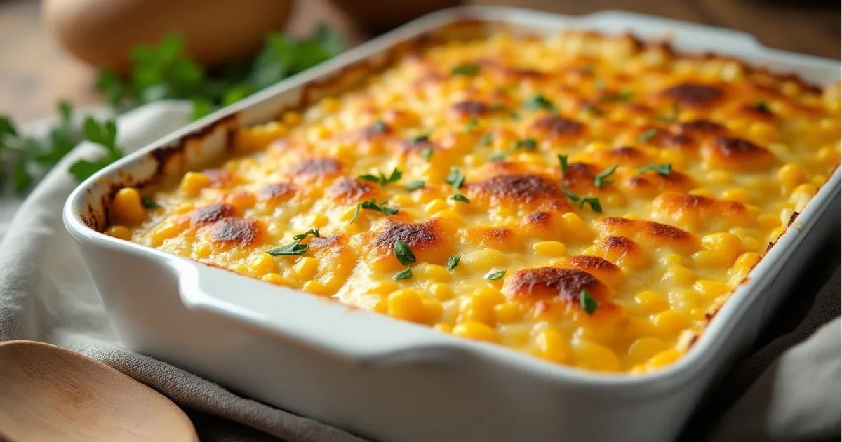 Cream Cheese Corn Casserole