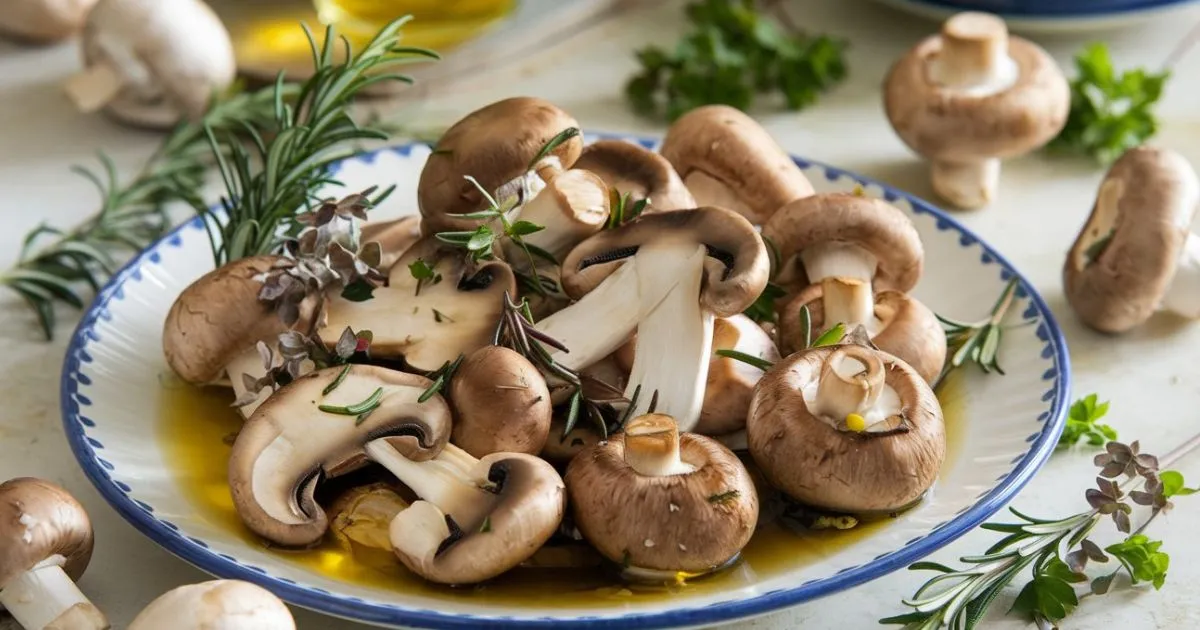 Easy Marinated Mushrooms