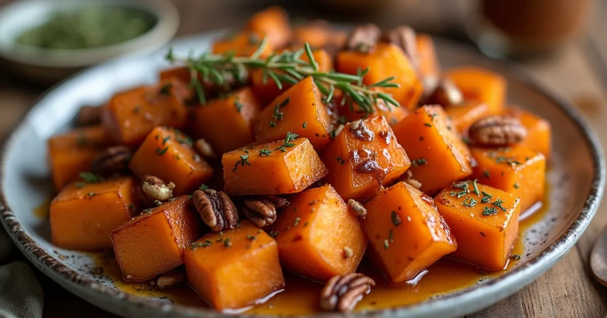 Maple Roasted Sweet Potatoes