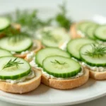 Savory Cucumber Sandwiches